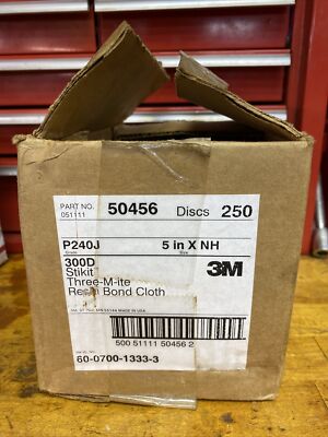 Stikit 5  Three-M-Ite Resin Bond Cloth Box Of 250 PCs.