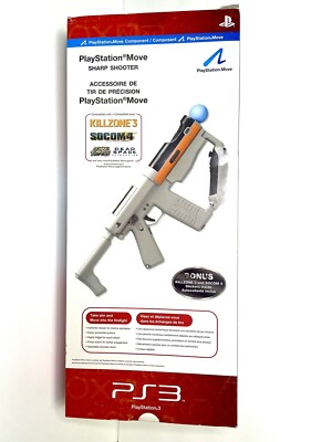 Sony Playstation 3 Move Sharp Shooter Light Gun Socom Killzone PS3 Sealed New
