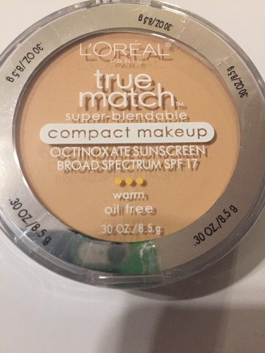 L'OREAL  True Match Super-Blendable Compact Makeup Sunscreen SPF17 PORCELAIN W1