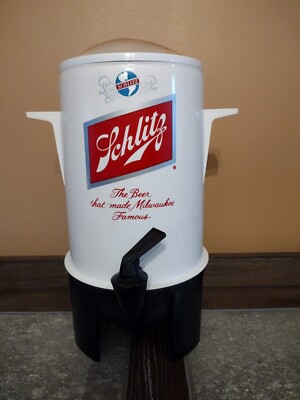Vintage Poly Perk Schlitz Beer 10 - 20 Cup Coffee Maker Regal Ware New 