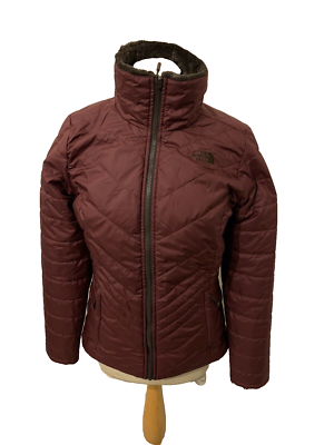 North face burgundy coat clearance