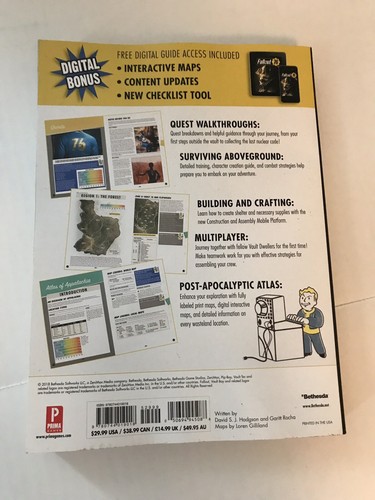 New Fallout 76 Official Strategy Survival Guide Paperback Book
