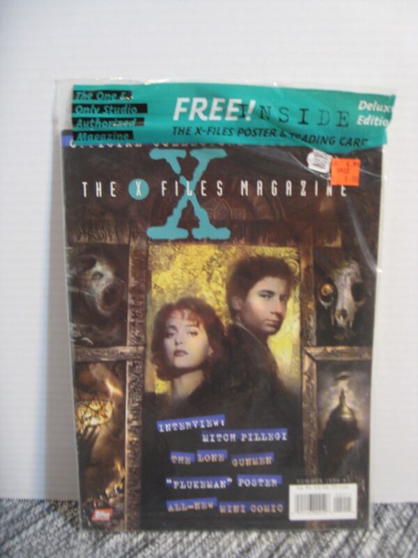 X-Files Magazine- Official Collector Ed. #2 - Summer 1996- Flukeman Poster/ Card