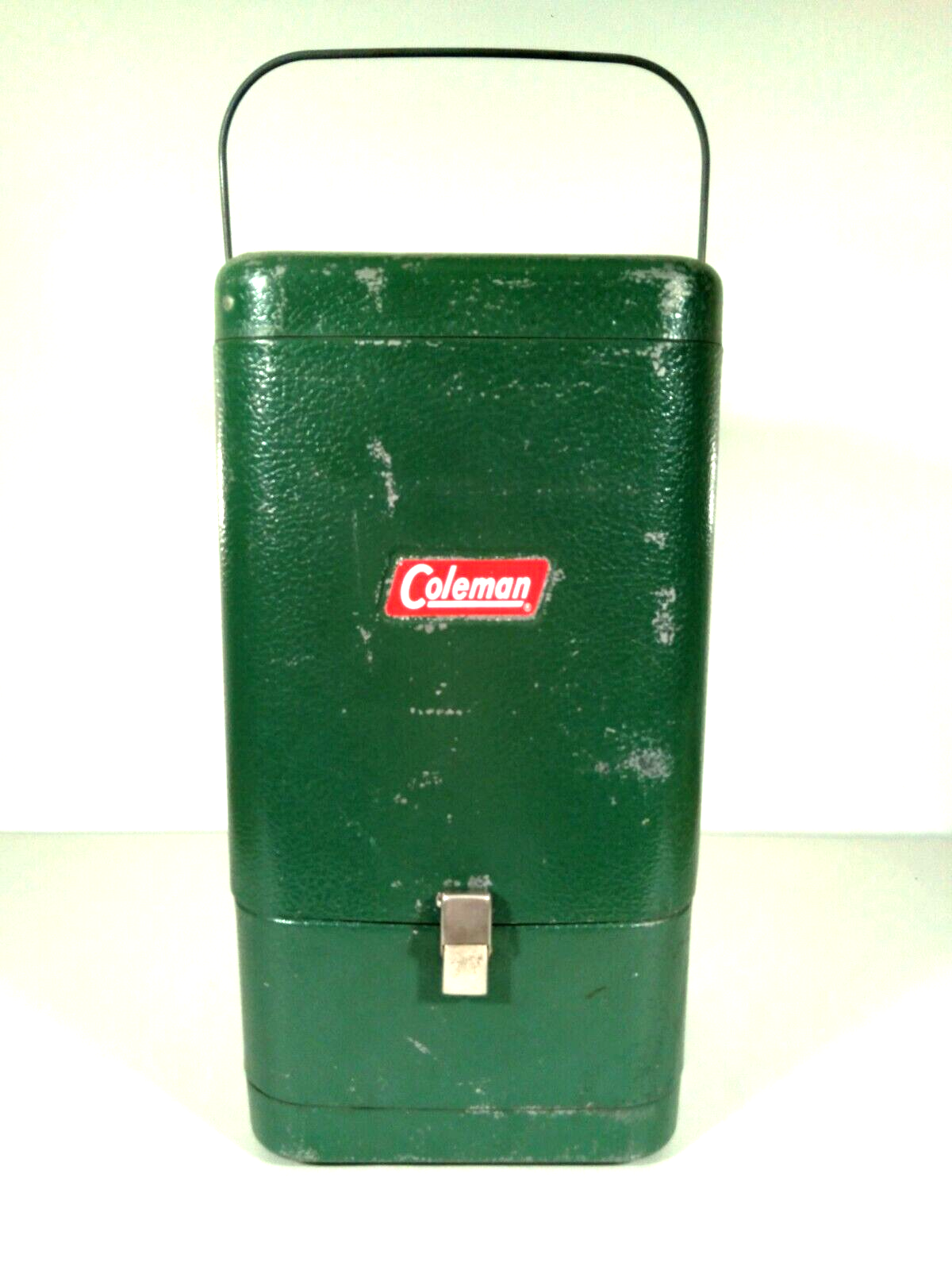 Vintage Coleman Lantern Green Metal Carry Case ONLY, Fits Model 220