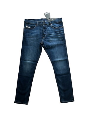 diesel tepphar slim carrot jeans w 29 30 l 30 stretch charcoal grey button fly 225863809123