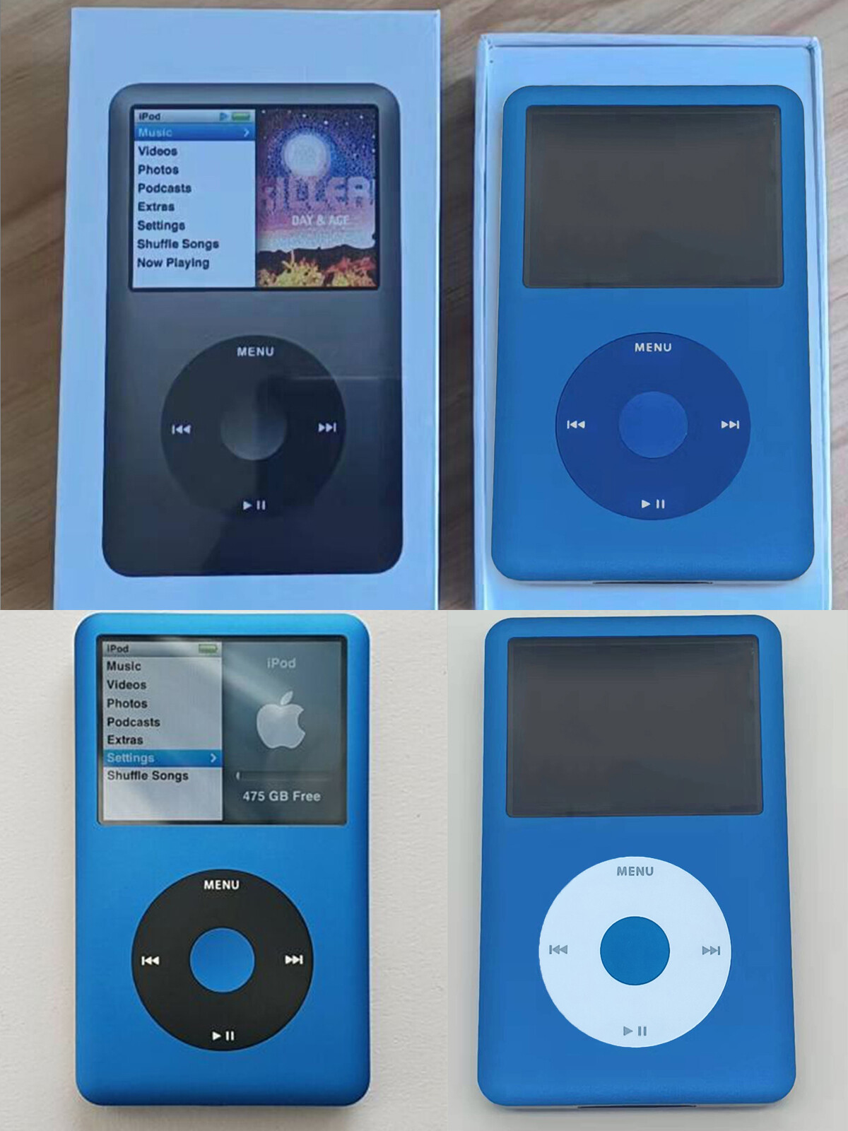 iPod Classic 第6.5世代SD化256GB 電池新品 iPod Classic 第6.5世代SSD化256GB 電池新品 iPod Classic 第6.5