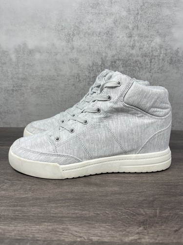 Roxy - 中古☆ＲＯＸＹ ROXY Shoes Womens 9.5 High Top Zipper Surf Grey White Camy U