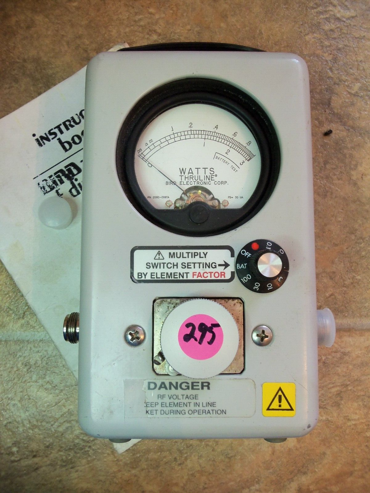 その他 BIRD WATTMETER MODEL 612 Bird Electronic - Bird 4304A
