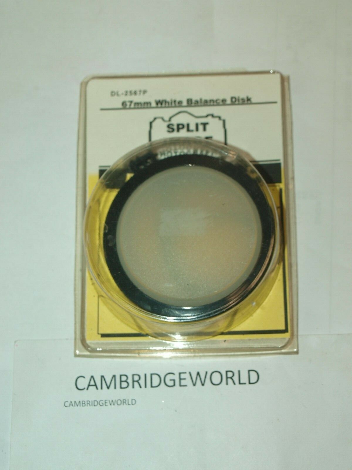 WHITE BALANCE DISC BRAND NEW for 67mm FILTER SIZE