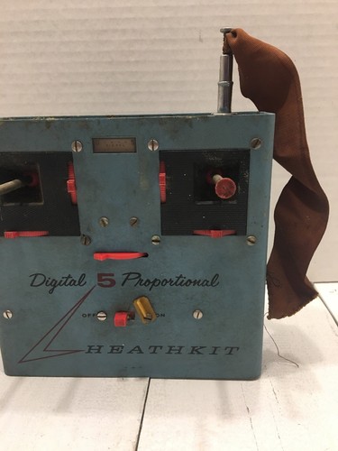 VINTAGE HEATHKIT REMOTE CONTROLER RC AIRPLANE MODEL GDA - 47-1