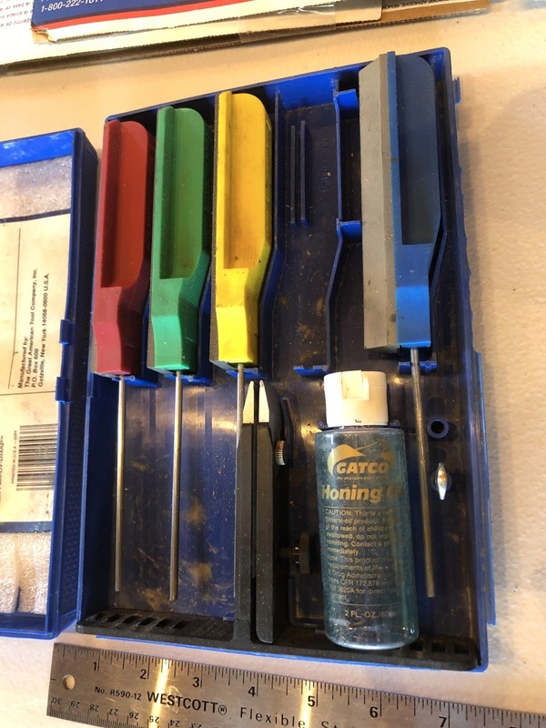 GATCO KNIFE SHARPENING Set Kit Made in the USA 4 Stones eBay