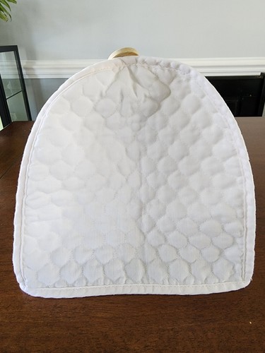 Appliance Cover Ivory With Wooden Ring Boho