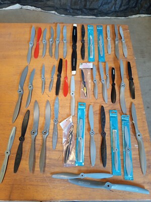 lotto nos ricambi vintage Job Lot Parts RC propellers plane