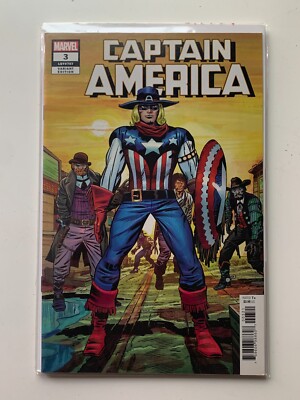 CAPTAIN AMERICA #3 NM JACK KIRBY REMASTERED WESTERN VARIANT - MARVEL 2021