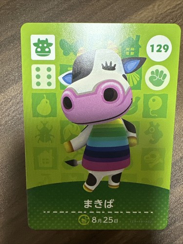 amiiboカード Tipper 129 Animal Crossing [ amiibo Cards ] OpenBox Nintendo