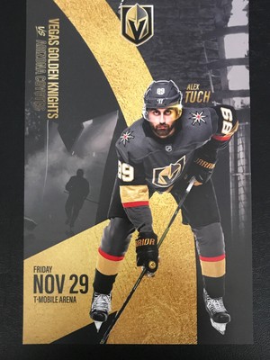 Vegas Golden Knights Arizona Coyotes Alex Tuch Game Day  Poster Program 11/29/19