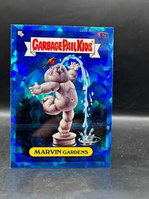 2021 Topps Garbage Pail Kids GPK Chrome SAPPHIRE MARVIN Gardens Card 92a
