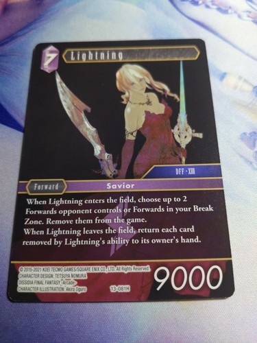 FFTCG 13-192S ライトニング Final Fantasy TCG Lightning 13-192S Chapter XIII Non-foil