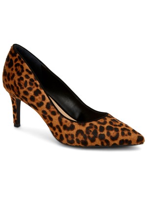 

ALFANI Женские коричневые туфли с леопардовым принтом Jueles Kitten Heel Slip On Pumps, Коричневый, JEULESDKLEOP