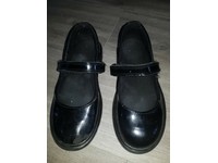 dr martens patent school shoes
