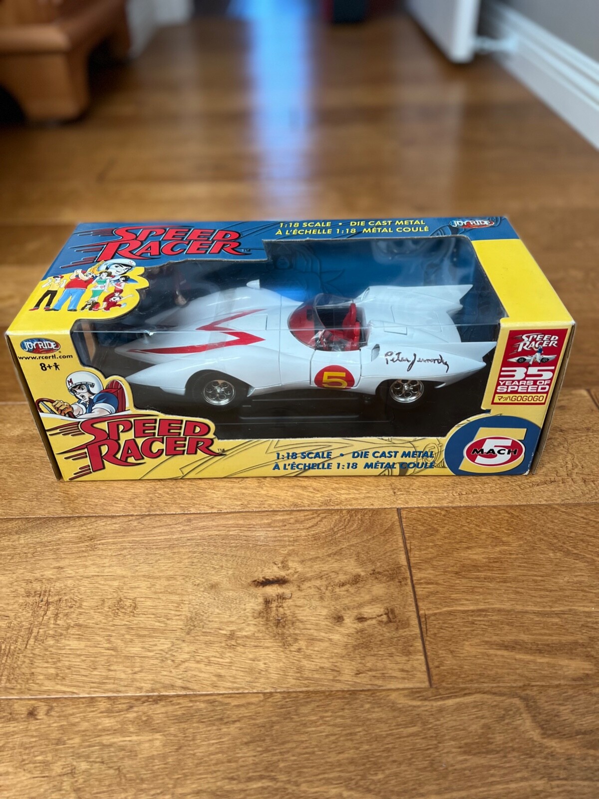 AUTOGRAPHED by Peter Fernandes - Speed Racer Mach 5 Die Cast
