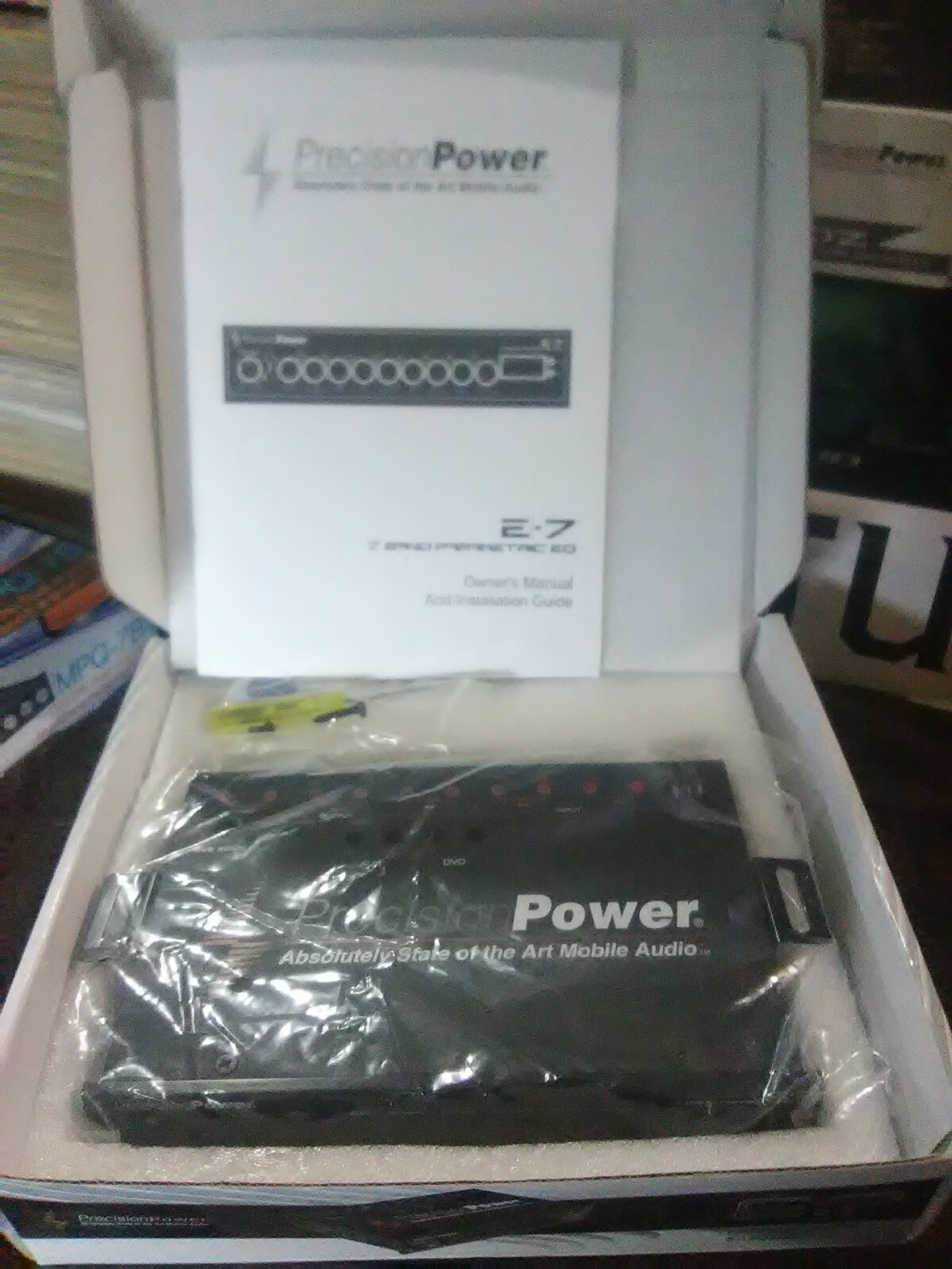 Precision Power E. 7 1/2 din parametric eq