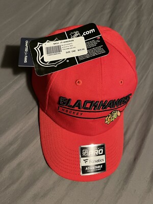 Red Chicago Blackhawks NHL Dad Baseball Style Hat Cap Licensed