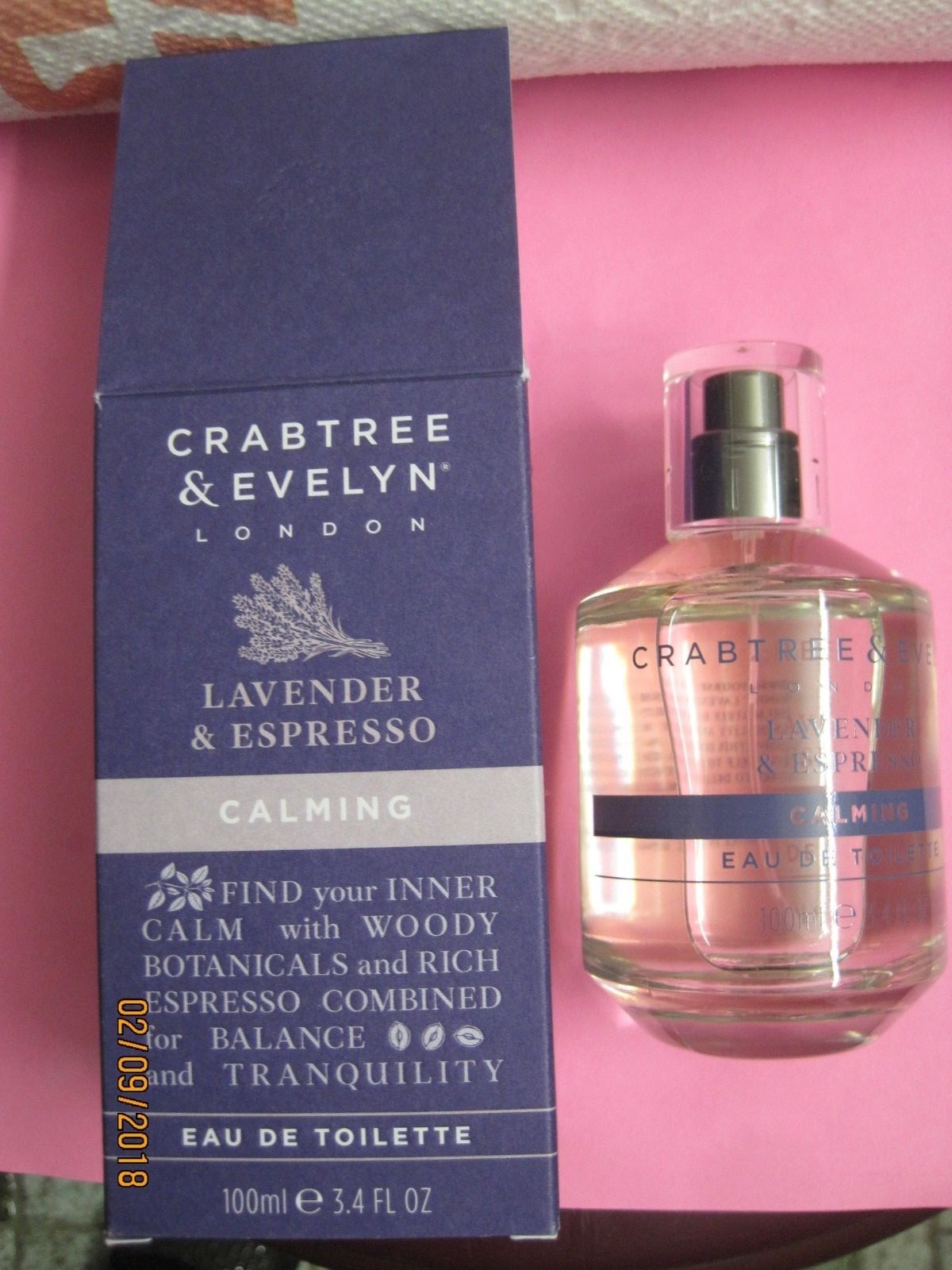 CRABTREE & EVELYN ラベンダー&エスプレッソ オードトワレ Crabtree & Evelyn LAVENDER ESPRESSO CALMING Eau De Toilette