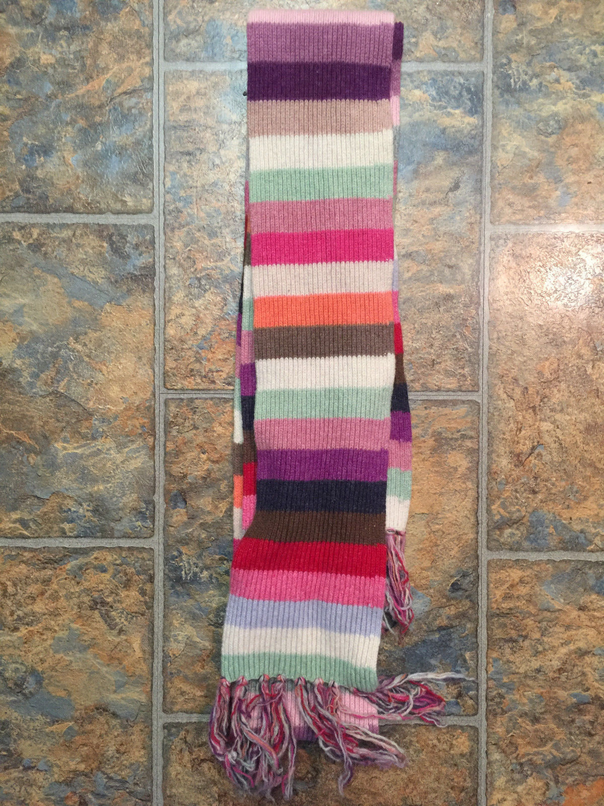 Wool Striped Scarves & Wraps for Women