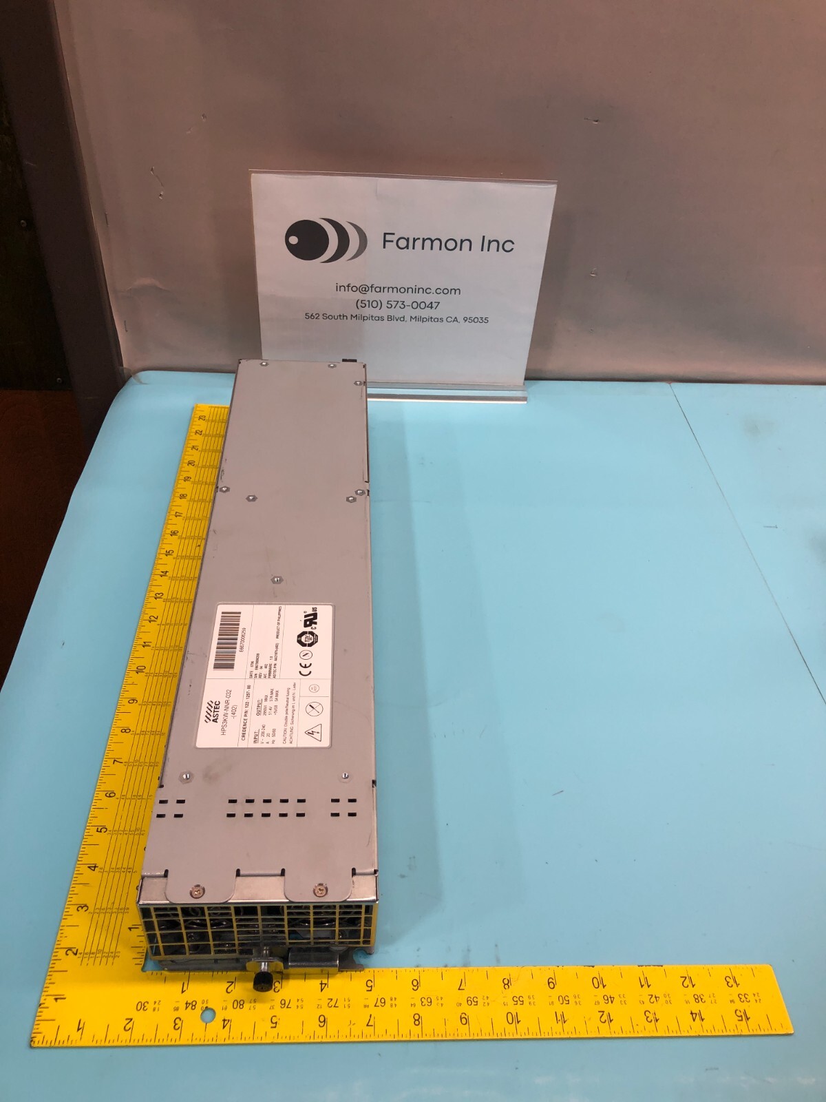 Astec HPS3KW-NNR-032-(402) Power Supply, Credence 122-1257-00, 191965