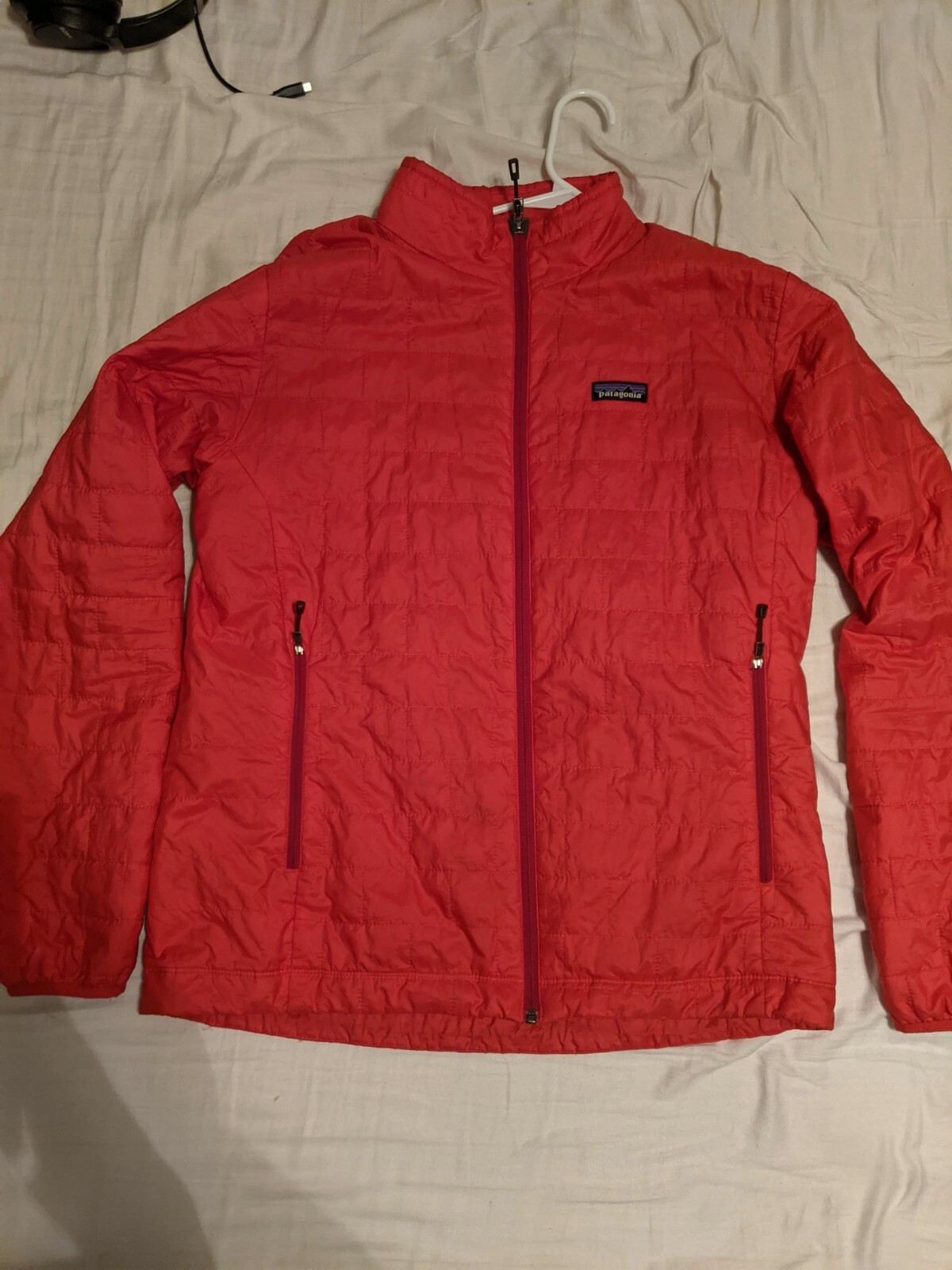 patagonia red puffer jacket