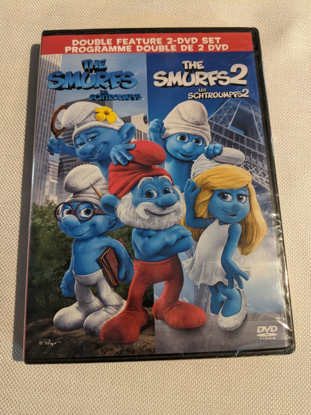 The Smurfs + The Smurfs 2 DVD Double Film Box Set- New & Sealed The Smurfs + The Smurfs 2 DVD Double Film Box Set- New & Sealed