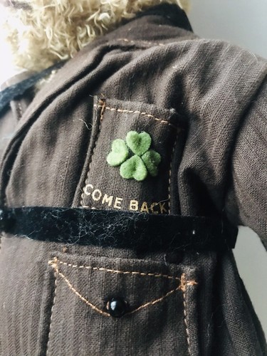 Ganz Cottage GOOD LUCK TEDDY Handcrafted- Lorraine Chien Tag 12