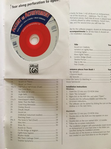 Accent on Achievement Bb Trumpet Book 1 (including CD) - New