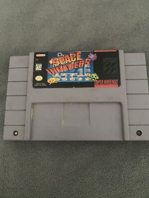 Space Invaders (Super Nintendo, 1992) SNES Cartridge Authentic 