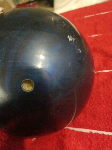 Brunswick Laser 16 pounds bowling ball vintage