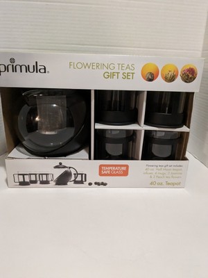 New Primula Flowering Teas Gift Set, Includes 40 Oz Tea Pot