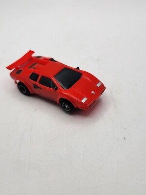 VINTAGE 1980 s TYCO RED LAMBORGHINI Countach 440 HO SLOT CAR
