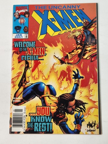 Uncanny X-Men 351 NEWSSTAND 1st Print Marvel Comics 1998 | eBay