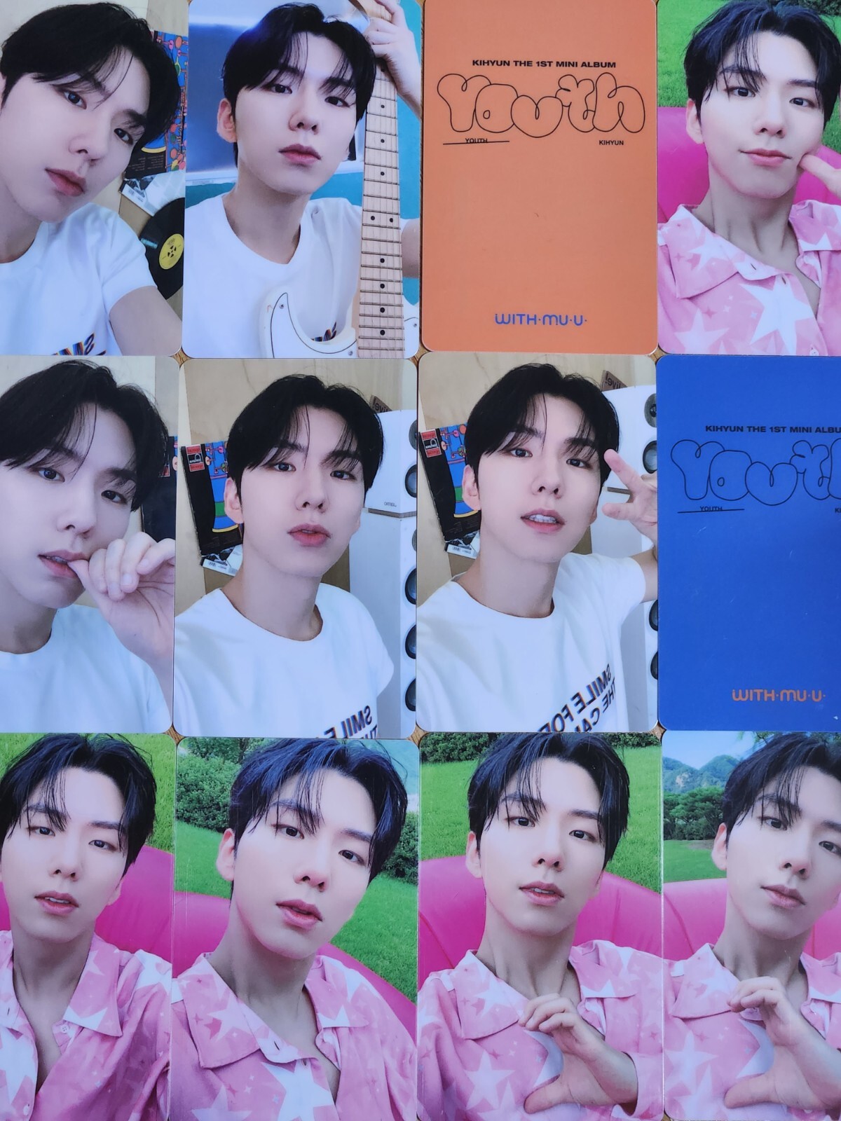 MONSTAX KIHYUN LUCKYDRAW PHOTOCARD The 1st Mini Album YOUTH