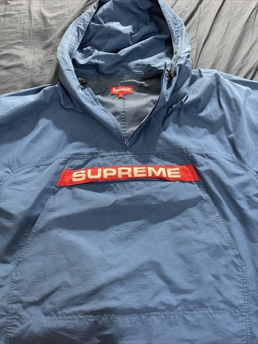 Brand New Supreme Heavy Nylon Anorak FW19 BLUE SZ S | eBay Brand New Supreme Heavy Nylon Anorak FW19 BLUE SZ S | eBay
