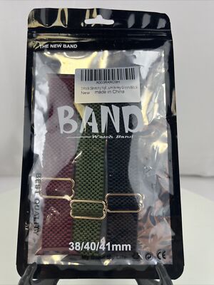 3Pack Alpine Loop and Trail Loop Compatible with Apple Watch Band  38/40/41 mm.