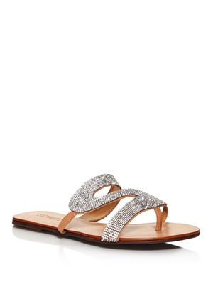 

SCHUTZ Женские сандалии-шлепанцы с серебряным ремешком Schutz Round Toe Slip On Flip Flop Sandal, Серебряный, S0143002870001