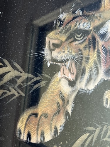絵画 Tiger 青虎】 F8(455×380mm) #虎 #トラ #Tiger #art #artwork