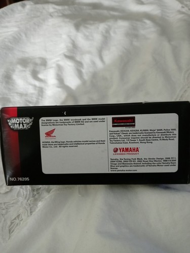 Motor Max Super Bikes 1:18 In Box. Die-Cast.  2006 Yamaha FZ-1