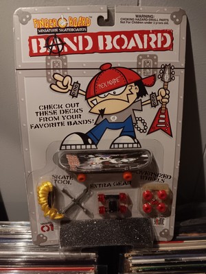 Powerman 5000 Fingerboard Toy Band Board RARE Heavy Metal Rob Zombie slipknot NU