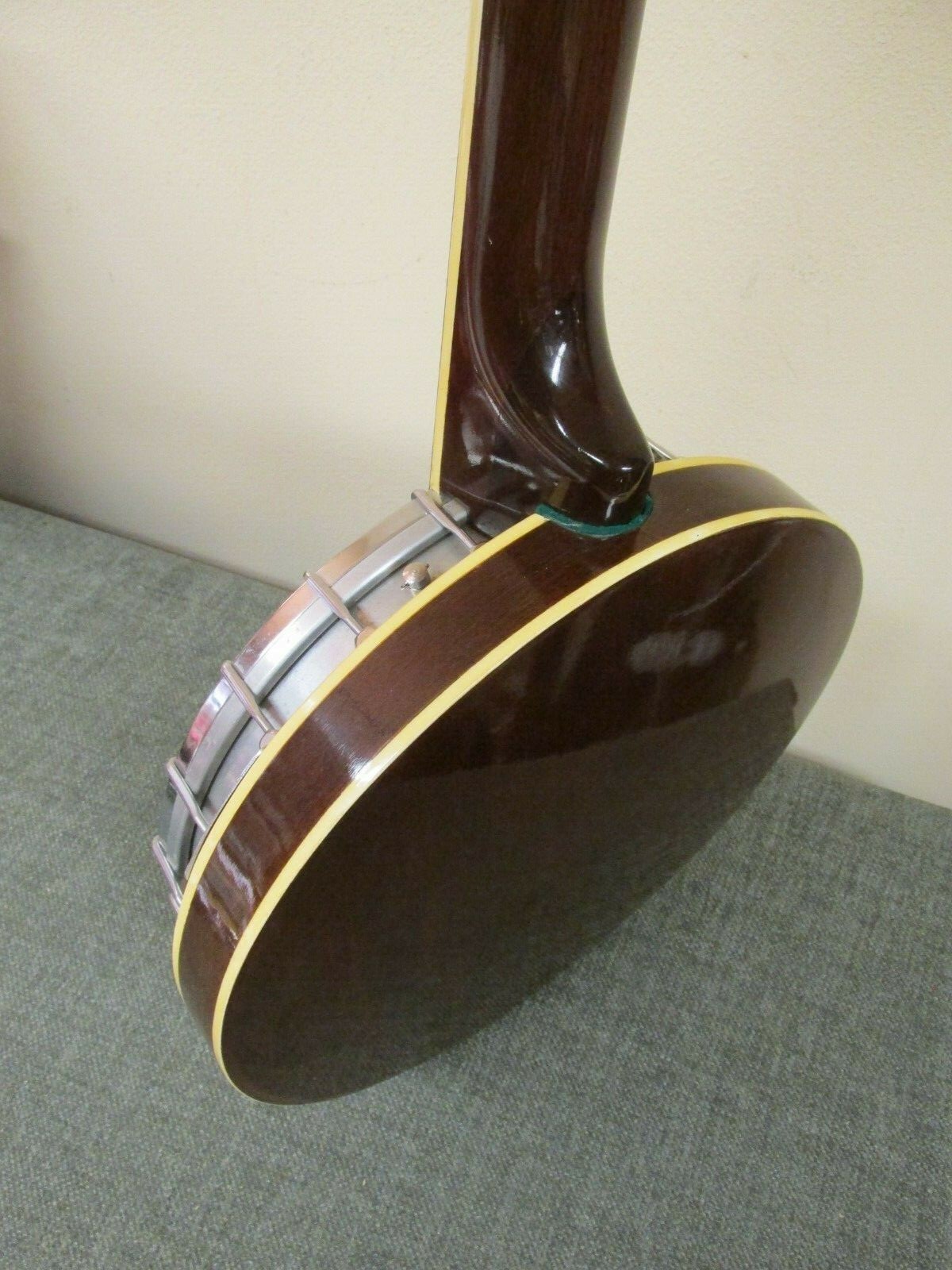 Vtg Banjitar 6-String Resonator Banjo Guitar Mahogany