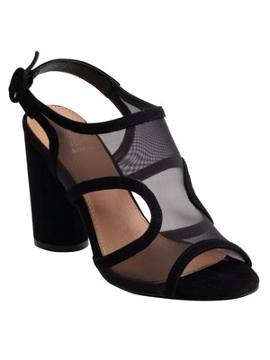 

GC SHOES Женские черные сетчатые сандалии Claire с круглым носком на блочном каблуке с ремешком на пятке 9,5, Черный, CLAIRE