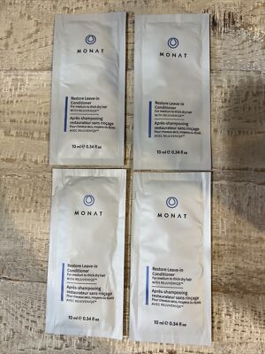 4x Monat Restore Leave-In Conditioner - 10 mL Samples (All 4 Included!)