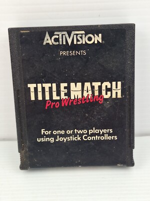 Title Match Pro Wrestling - ATARI 2600 PAL CART ONLY